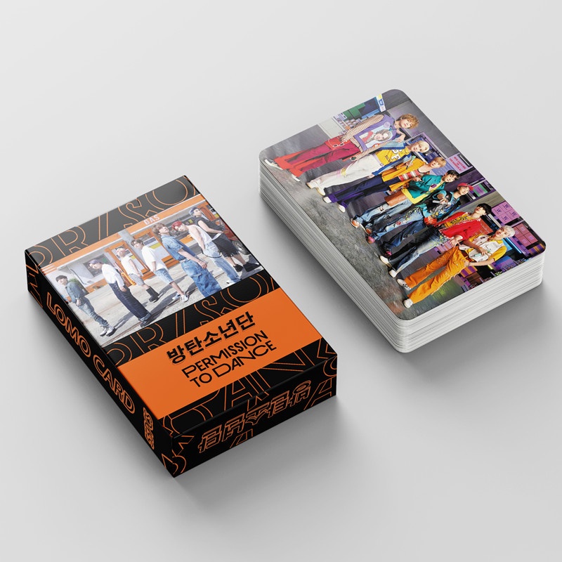 Set 55 Tấm Thẻ Ảnh In Hình Nhóm Nhạc BTS