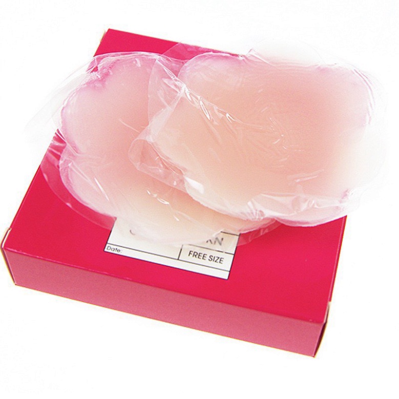 Miếng dán ngực silicon dán ti mềm nhẹ siêu mỏng ôm khít không keo không bám bụi dùng được nhiều lần MiibooShi L1.043