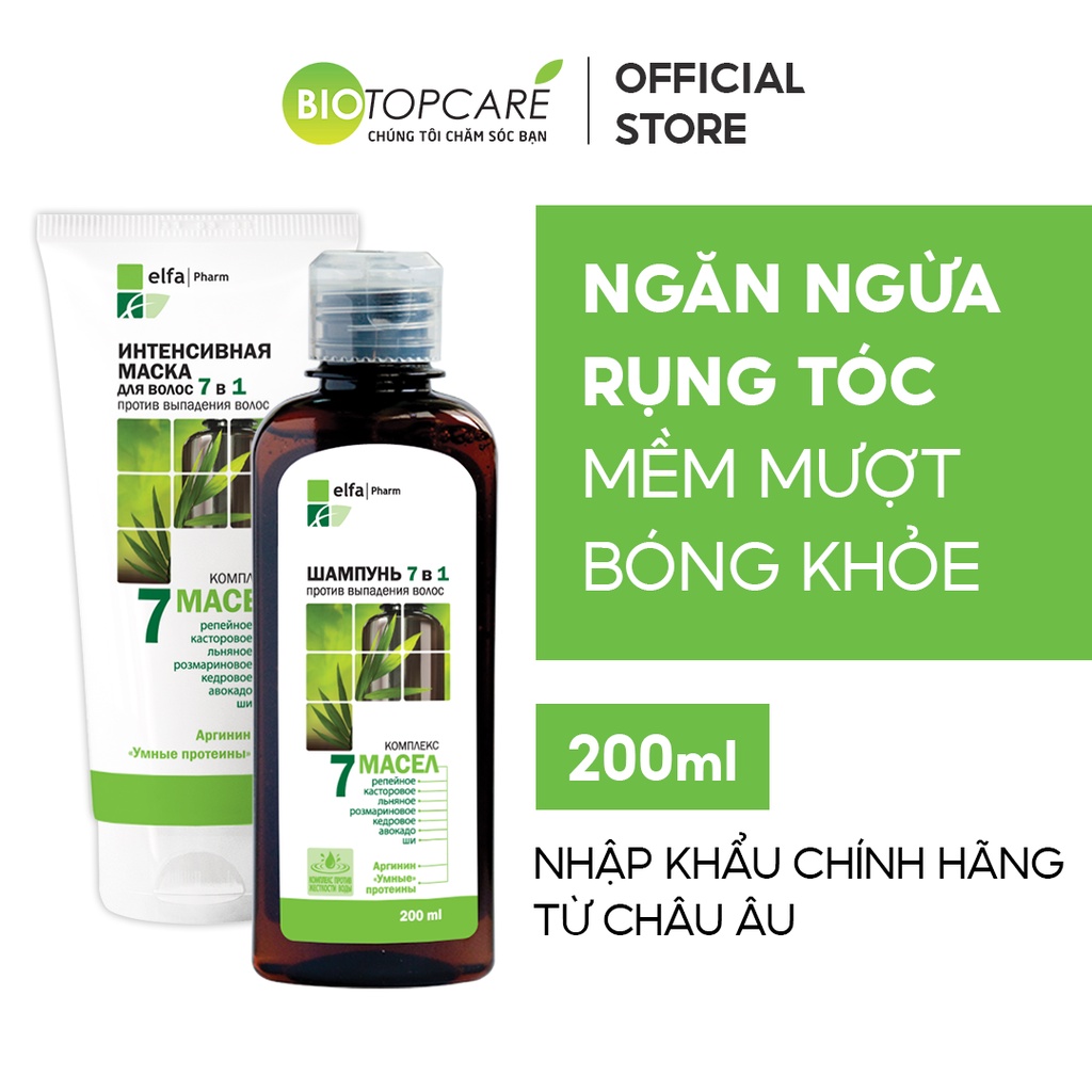 Combo Elfa Pharm 7in1 chống rụng tóc & kích thích mọc tóc