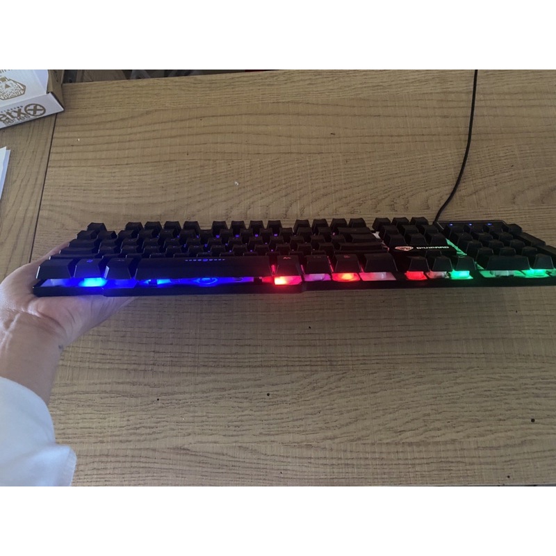 Bàn Phím Game Thủ Giả Cơ Divipard GK-50 LED Rainbow - Hàng New Chính Hãng 100%