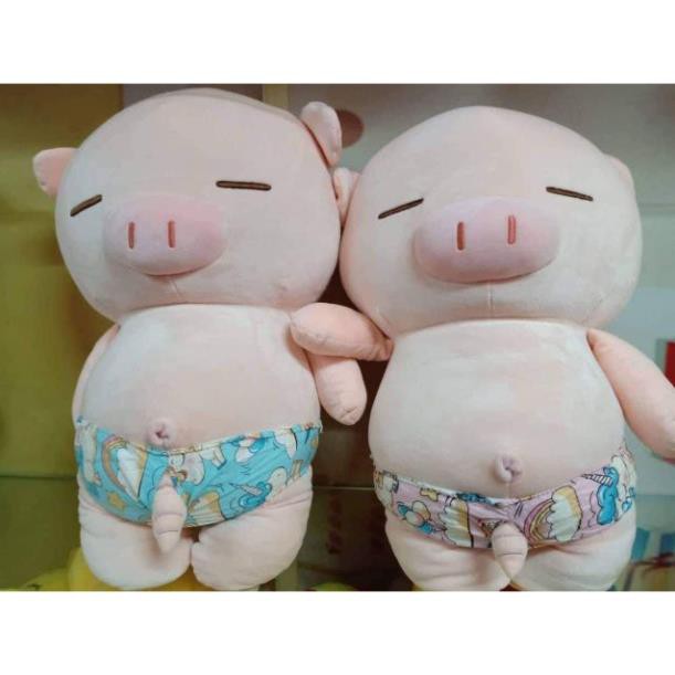 Gấu Bông Heo Mặc Quần Chip Có Ciu, Siêu Mềm Mịn (ẢNH + VIDEO THẬT 100%)
