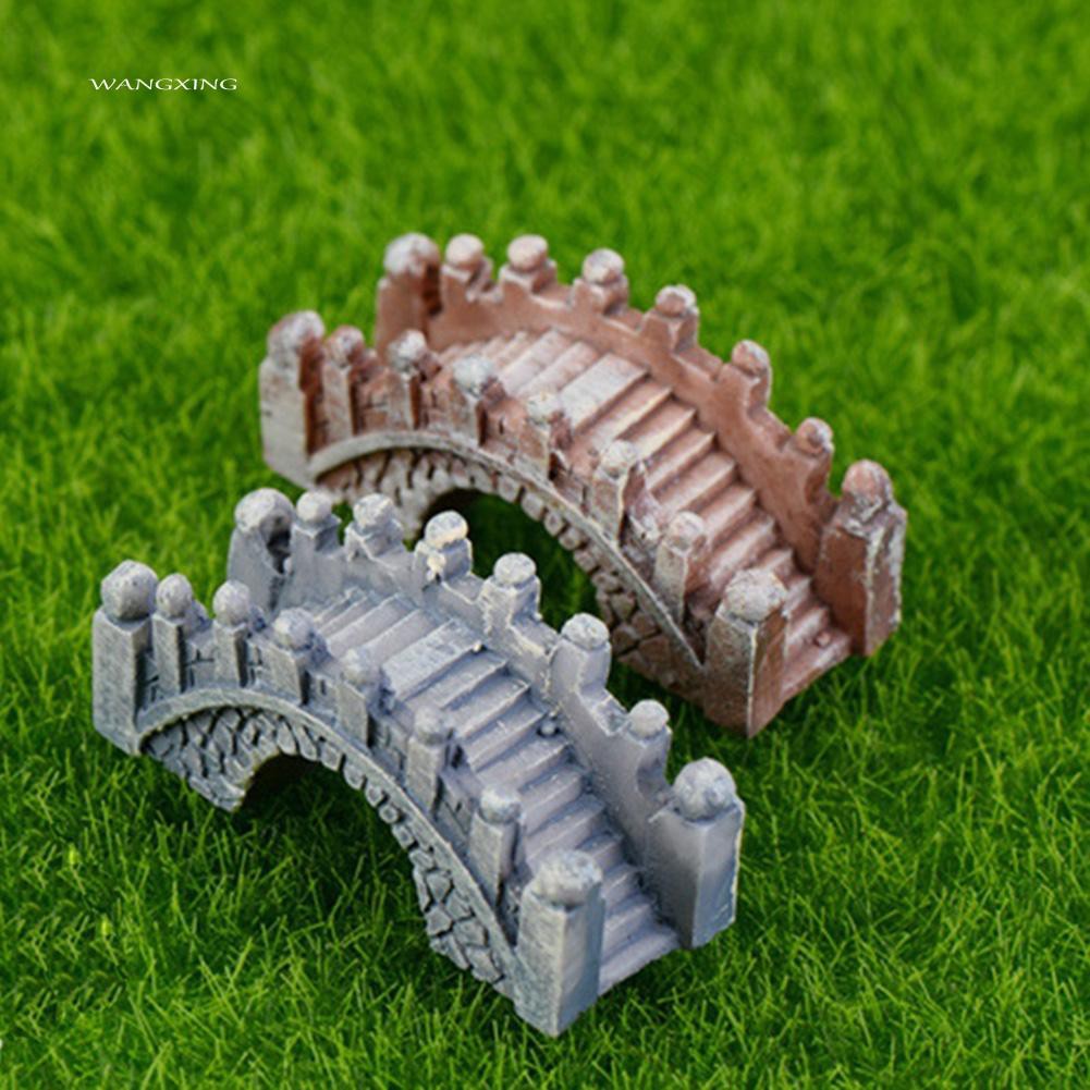 Bộ 2 mô hình cây cầu mini trang trí bể cá