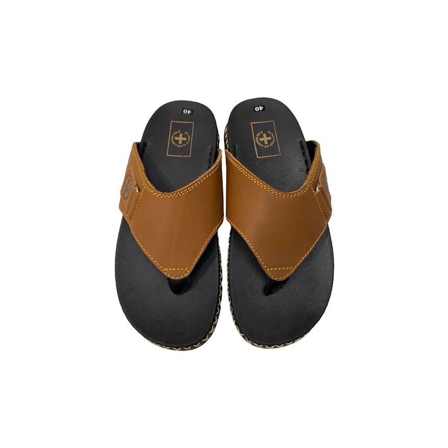 Dép da nam Dép kẹp nam DR Martens fullbox quai da bò sáp  ms 059