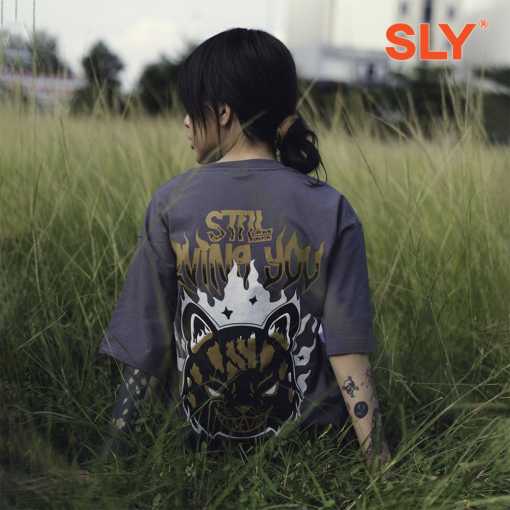 [Mã INCU50 giảm 50K đơn 250K] Áo thun SLY Poppy Fire màu xám | BigBuy360 - bigbuy360.vn