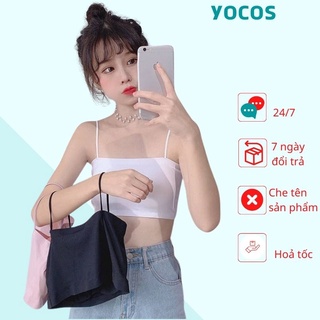 Áo ống quây ngực hai dây YOCO'S Su non có mút không gọng BRA002-Smartlife365