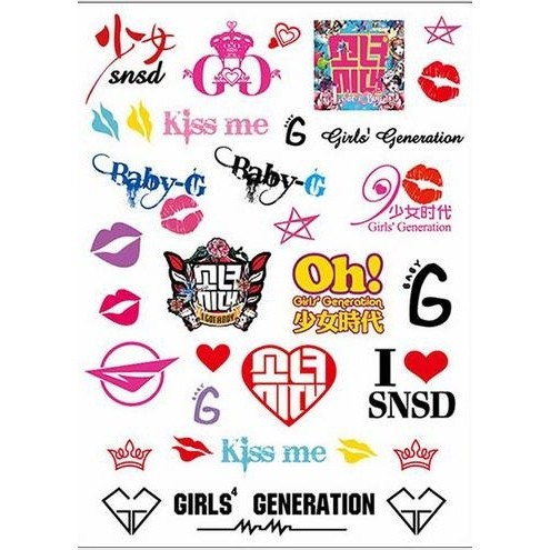 Xăm / Tatoo EXO, BTS , GOT7, SUJU, SHINEE, BIGBANG SNSD TFBOYS