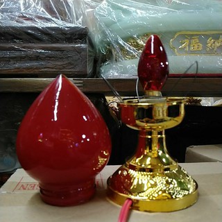 Đèn thờ Quả Đào cao 15cm