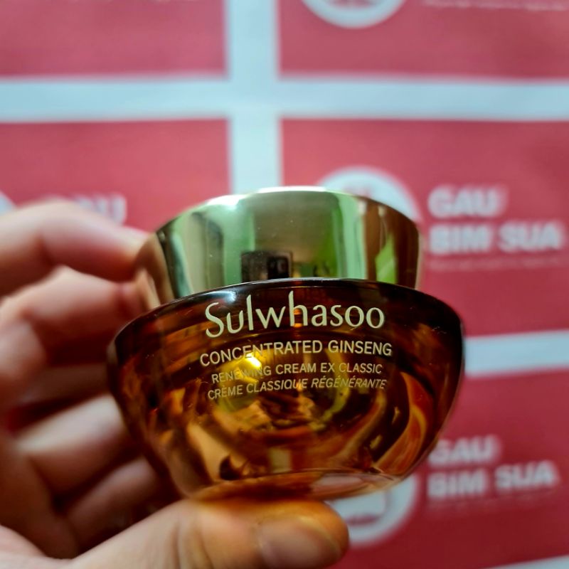 Kem dưỡng nhân sâm chống lão hóa và phục hồi da Sulwhasoo Concentrated Ginseng Renewing EX