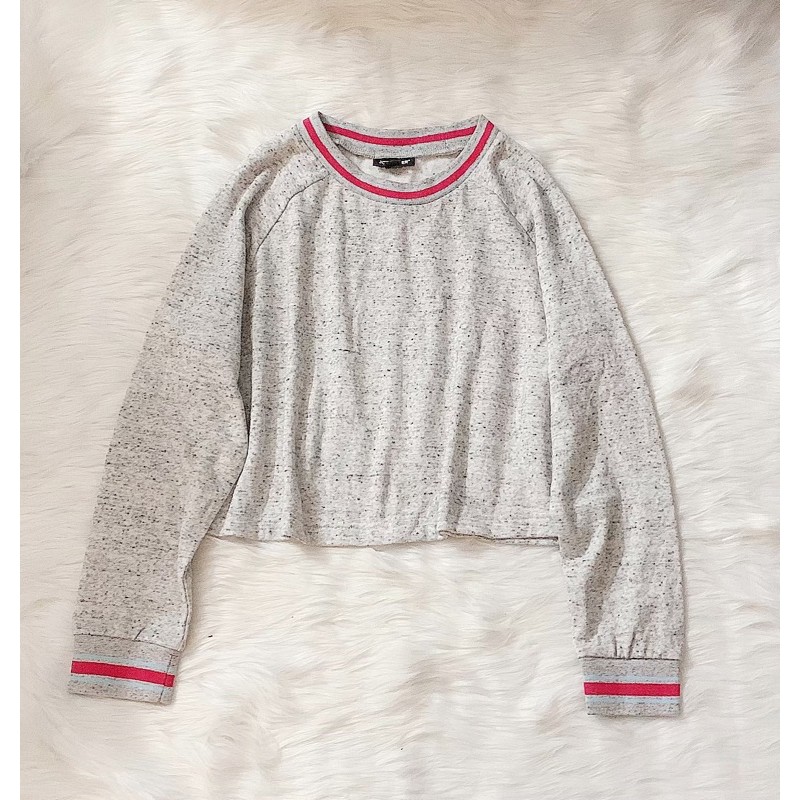 Áo croptop nỉ bông JOE xuất dư xịn