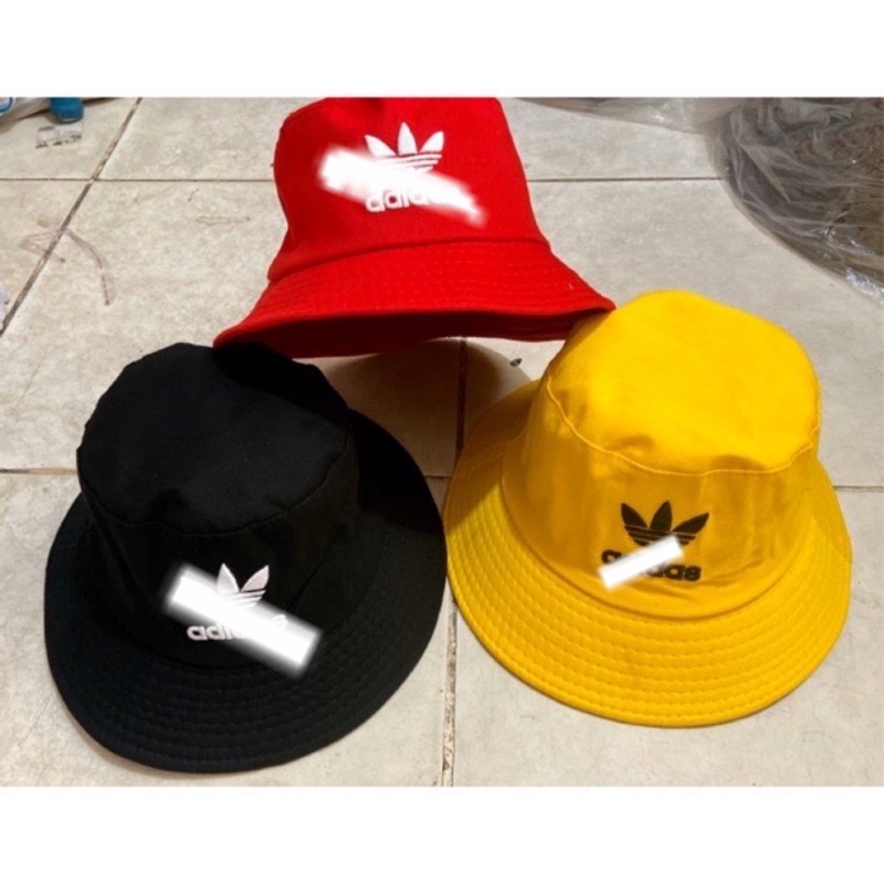 Nón Bucket, mũ tai bèo thêu adas