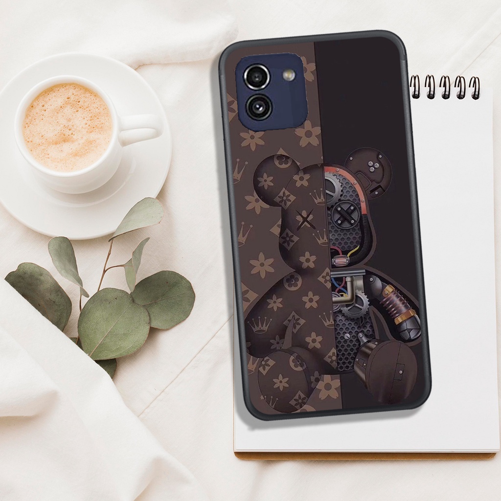 [ SIÊU HOT] ỐP LƯNG SAMSUNG A03 , IN HÌNH GẤU BEAR BRICK SIÊU ĐẸP.