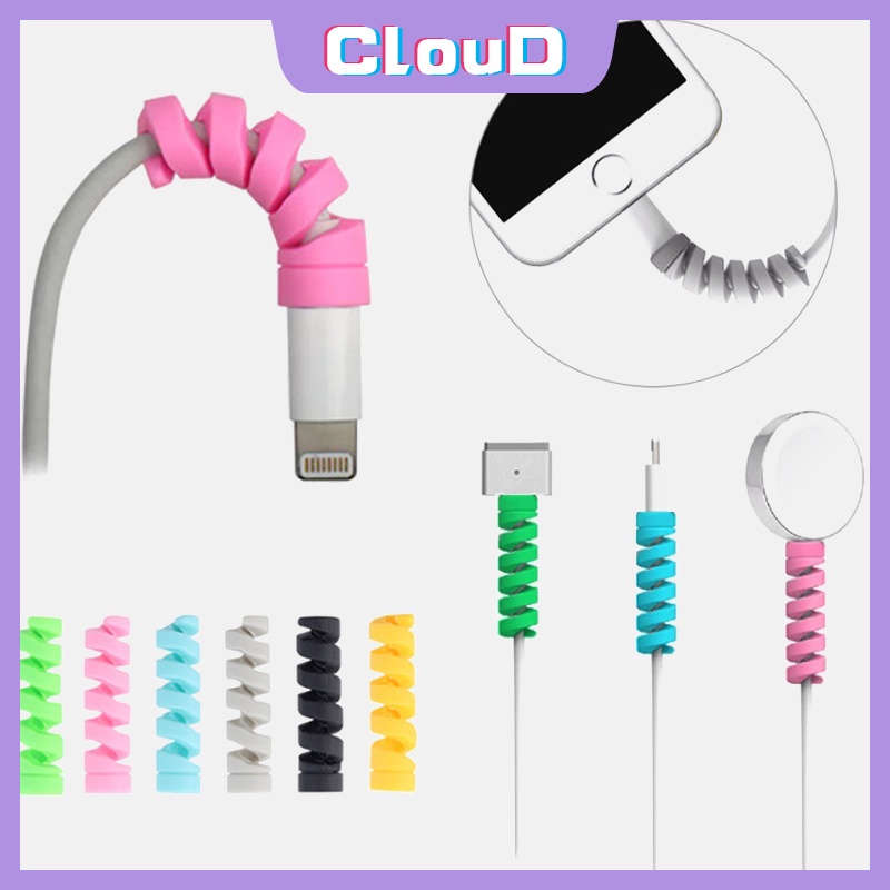 Dụng Cụ Quấn Bảo Vệ Dây Cáp Sạc USB / Điện Thoại Tiện Lợi