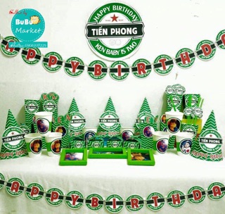 Set trang trí sinh nhật cho bé