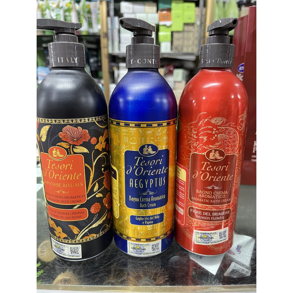 Sữa tắm nước hoa Ý Tesori D'Oriente chính hãng 500ml