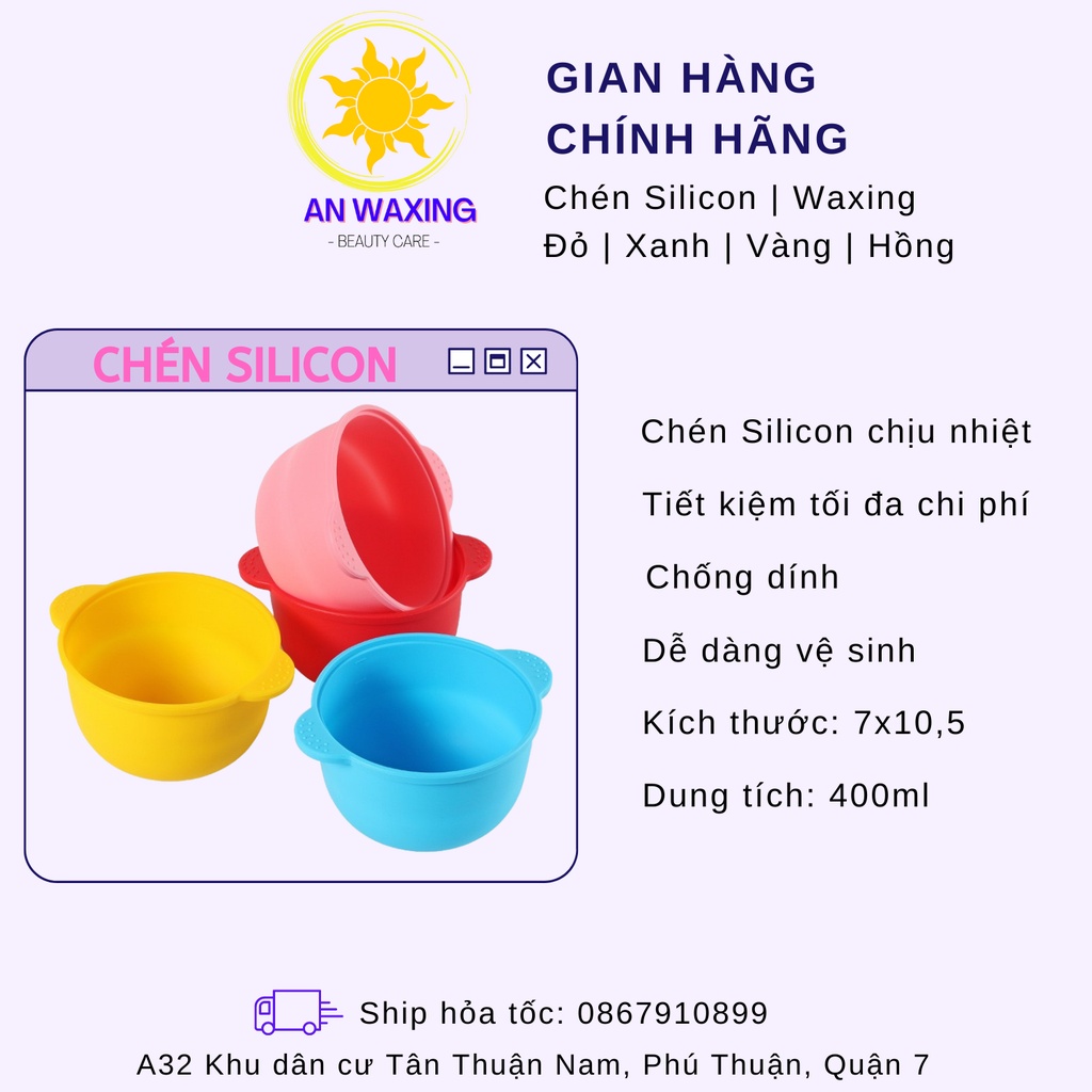 Chén nấu sáp wax lông