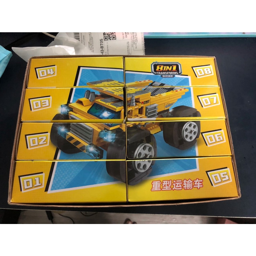 Bộ lắp ráp mô hình các loại xe công trình