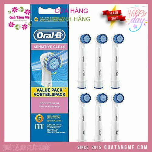 Bộ 6 đầu bàn chải điện Oral-B Sensitive Clean