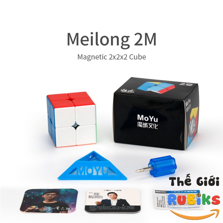 Rubik 2x2 MoYu MeiLong 2M 2 M Có Nam Châm Sẵn