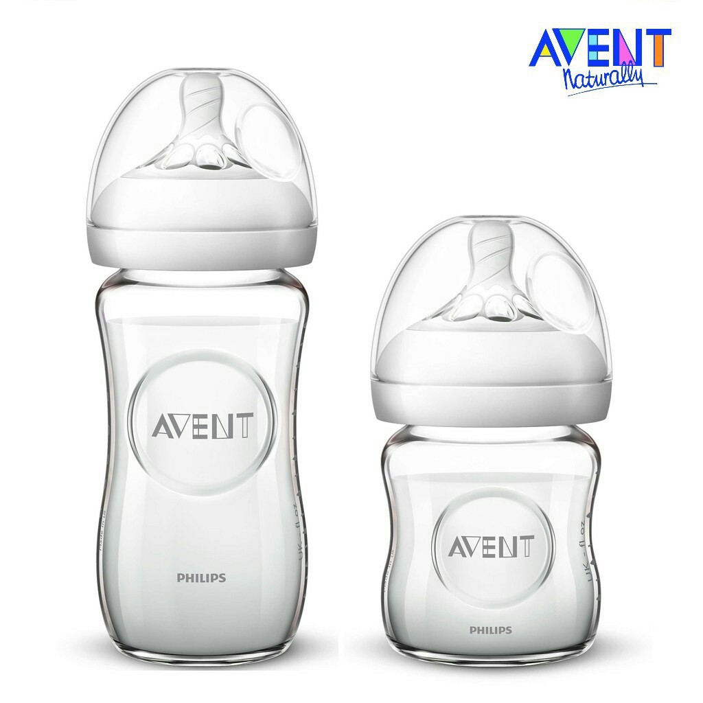 Bình sữa Philips Avent thủy tinh mô phỏng tự nhiên 120ml