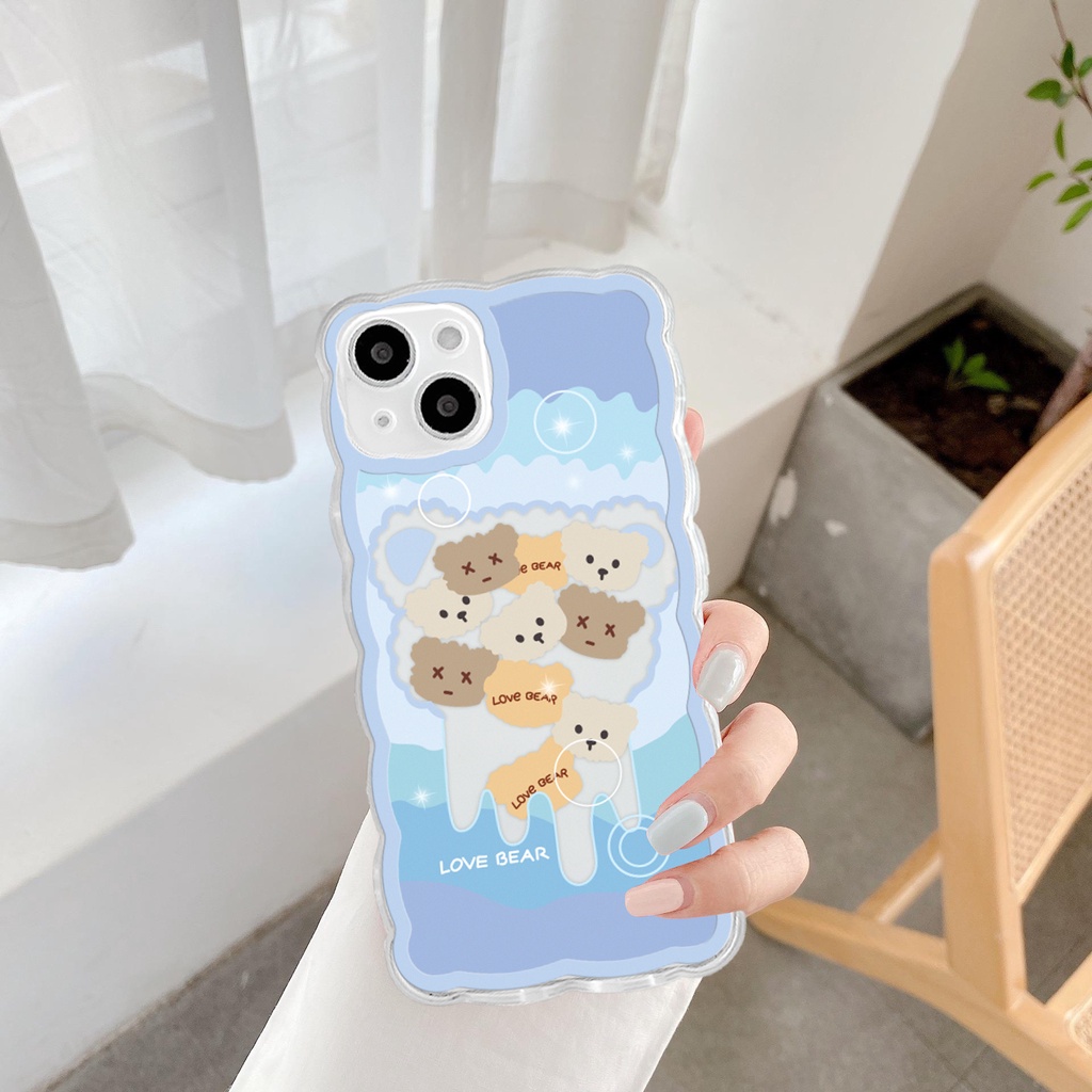 Ốp lưng iphone trong lượn sóng love bear 6s/6plus/7/7plus/8/8plus/xs/11/12/13/pro/max/plus/promax - Sale Hot U5-3