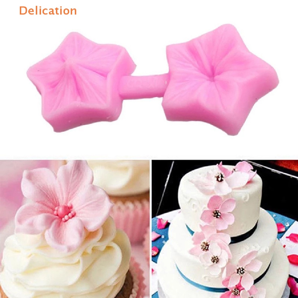 Khuôn Silicone Tạo Hình Hoa Dập Nổi Làm Bánh / Kẹo / Thạch / Socola