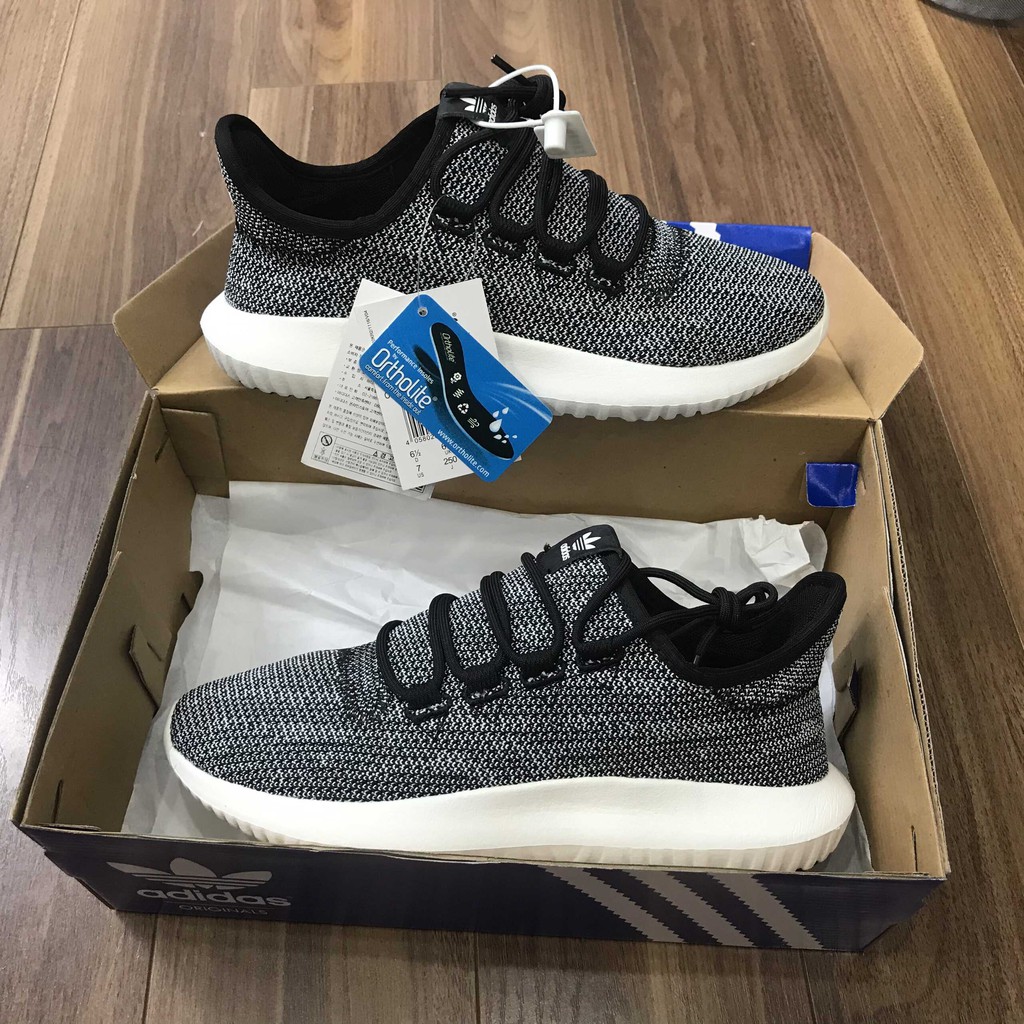 [ Freeship - Xả kho ] Giày Sneaker Tubular Shadow trắng full nam nữ, Giày chạy bộ