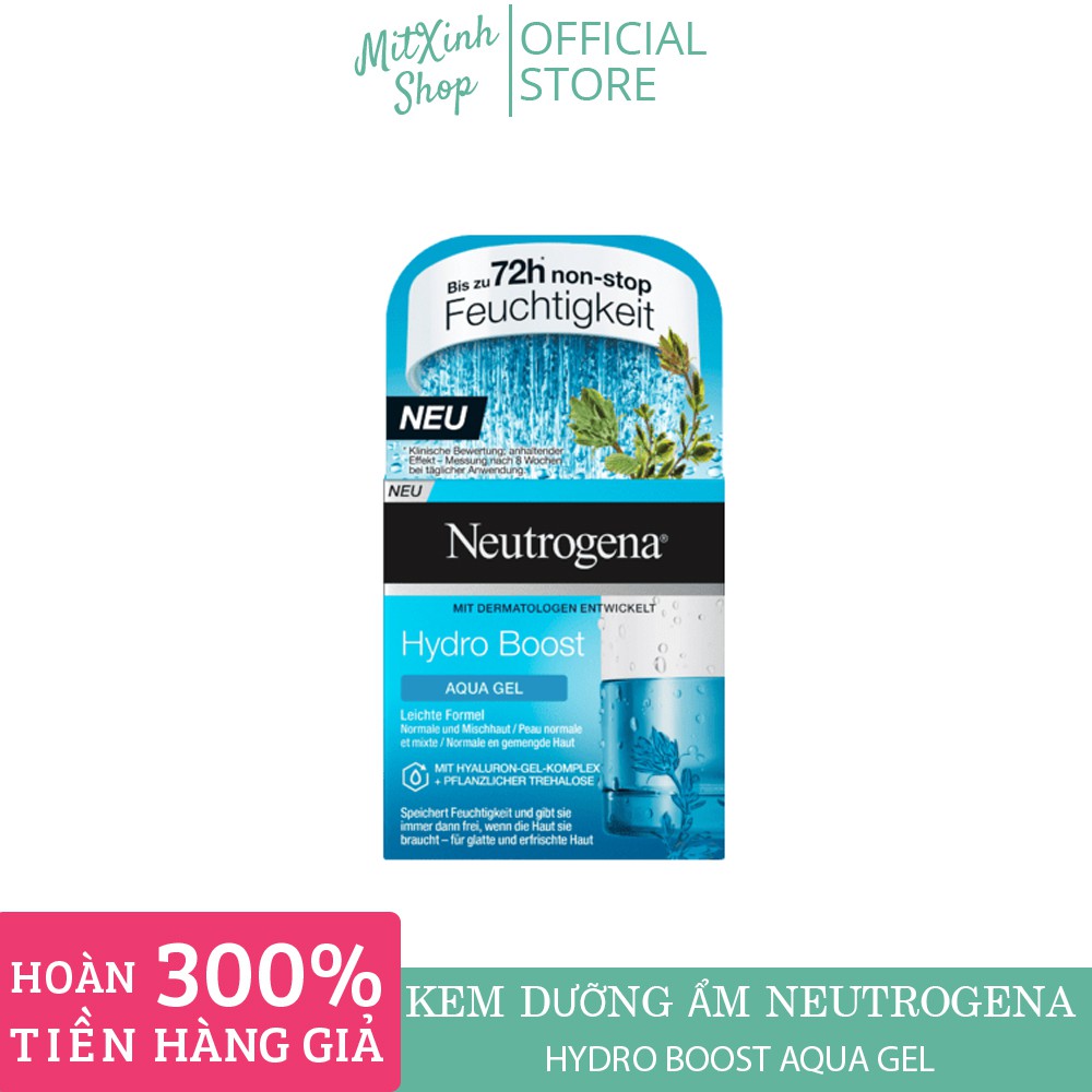 [Mẫu mới] Kem Dưỡng Ẩm Neutrogena Hydro Boost Aqua Gel 50ml - Cam kết hàng chính hãng