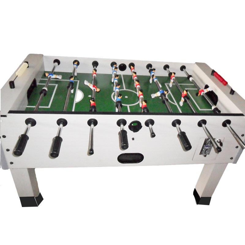 Bàn Bi Lắc Bóng Đá Cỡ Lớn 1,4m Luxury White Chuẩn Thi Đấu, Banh Bàn Foosball 1m4 Gia Đình Văn Phòng Kinh Doanh Hanana