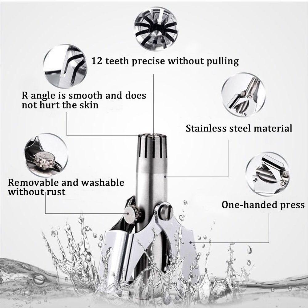 Máy Tỉa Lông Mũi / Lông Tai / Lông Mũi Mini Có Thể Giặt Sạch Dành Cho Nam Giới