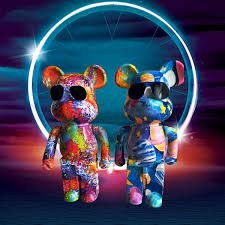 Loa Bluetooth Gấu Bearbrick Nghe Nhạc cực hay, Loa bluetooth Gấu Mini B5+ Màu Sắc Sang Chảnh Mẫu Mới 2022