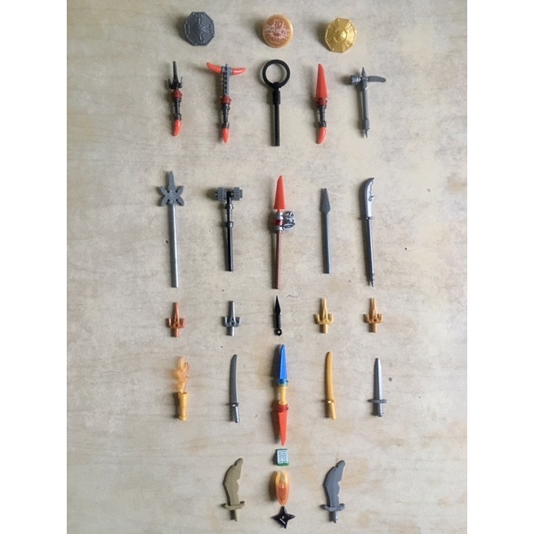 Phụ Kiện Lego - Vũ Khí Naruto Shippuden, Ninjago 2nd (Secondhand)