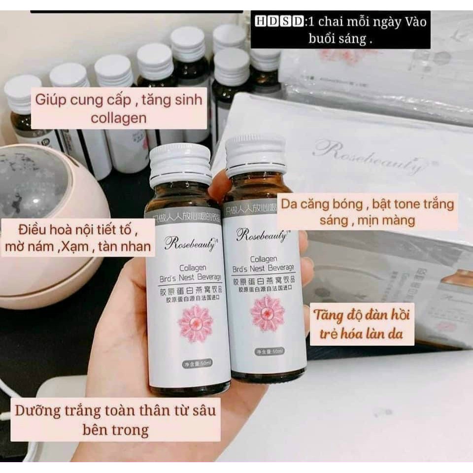 Collagen Yến Rosebeauty Trắng Da