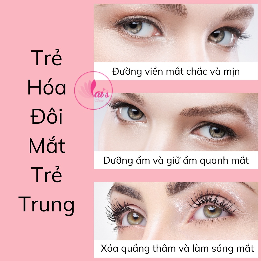 Hộp 60 Miếng Mặt Nạ Mắt Bioaqua (80g) Haematococcus, Ngọc Trai Đen, Copper Peptide Dưỡng Ẩm, Mờ Quầng Thâm, Xóa Nếp Nhăn