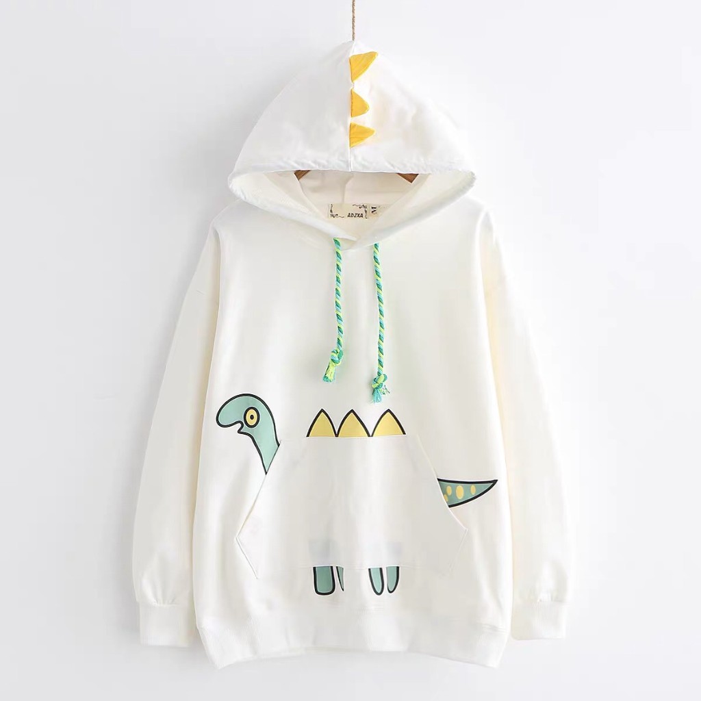 ÁO HOODIE ❤️❤️ÁO HOODIE NÓN UNISEX KHỦNG LONG TÚI BỤNG | BigBuy360 - bigbuy360.vn