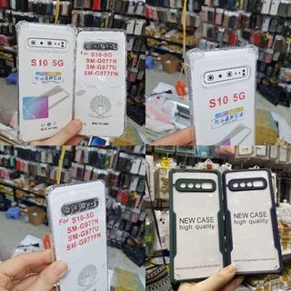 Ốp Samsung S10 5G dẻo viền màu lưng trong bảo vệ camera