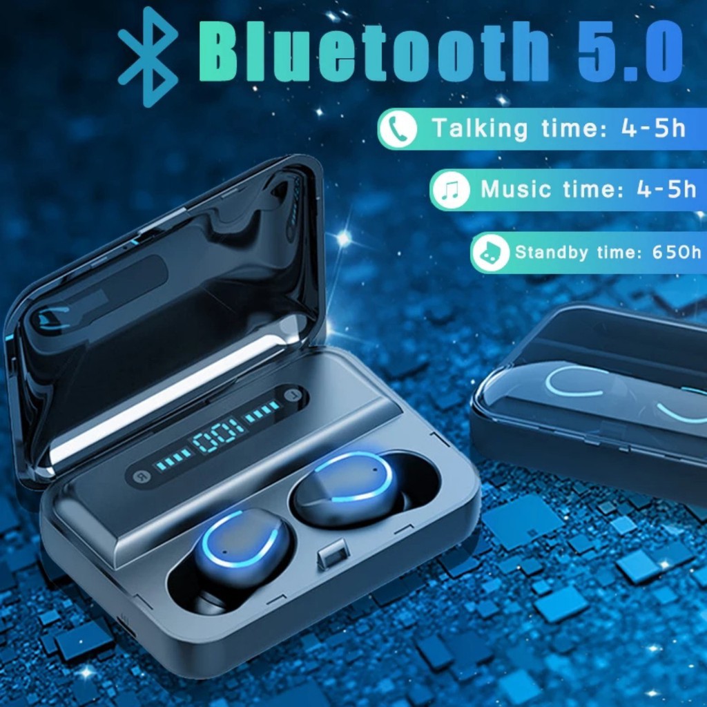 Tai Nghe Bluetooth True Wireless F9 PRO Bluetooth 5.0 | Bản Quốc Tế | Cảm Ứng | Chống Nước(Loại mớ f9 pro)i)