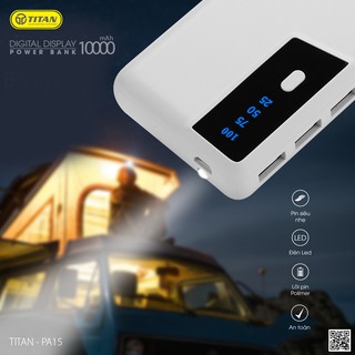 Pin dự phòng TITAN PA15 10000mAh