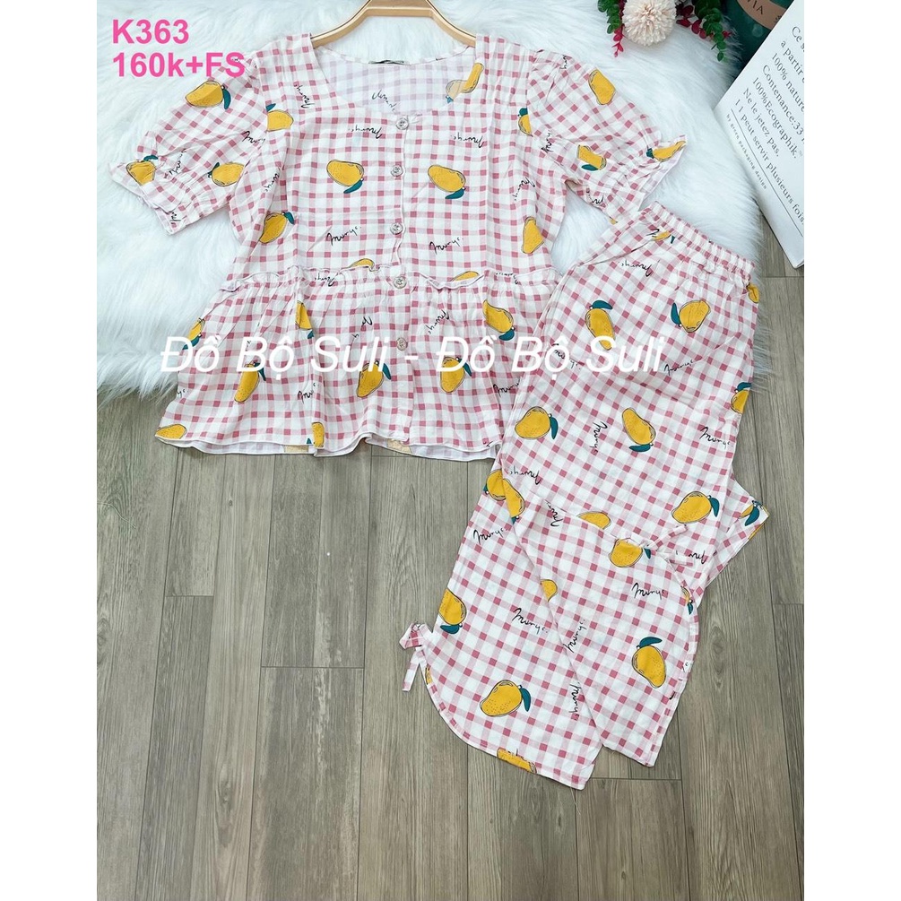 Đồ Bộ Tole Thái Lửng Nhiều Kiểu Họa Tiết - Đồ Bộ Suli