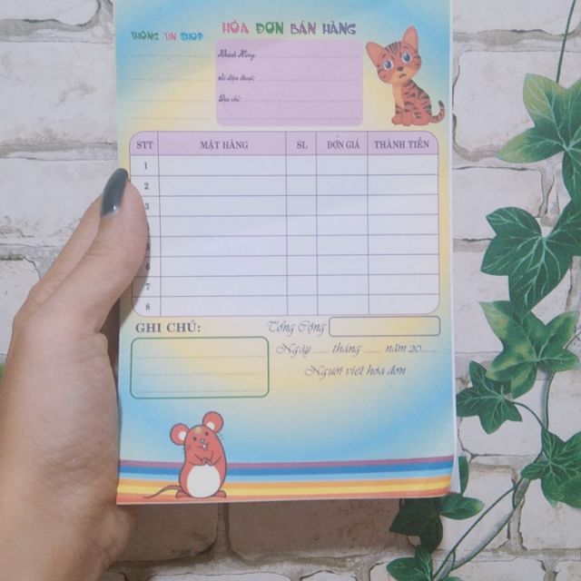 Hóa đơn bán hàng 50 liên