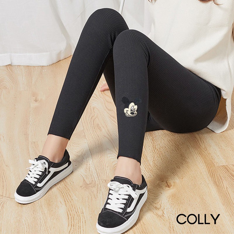 Quần Legging Len Tăm MICKEY mùa Đông Siêu Hot - COLLY