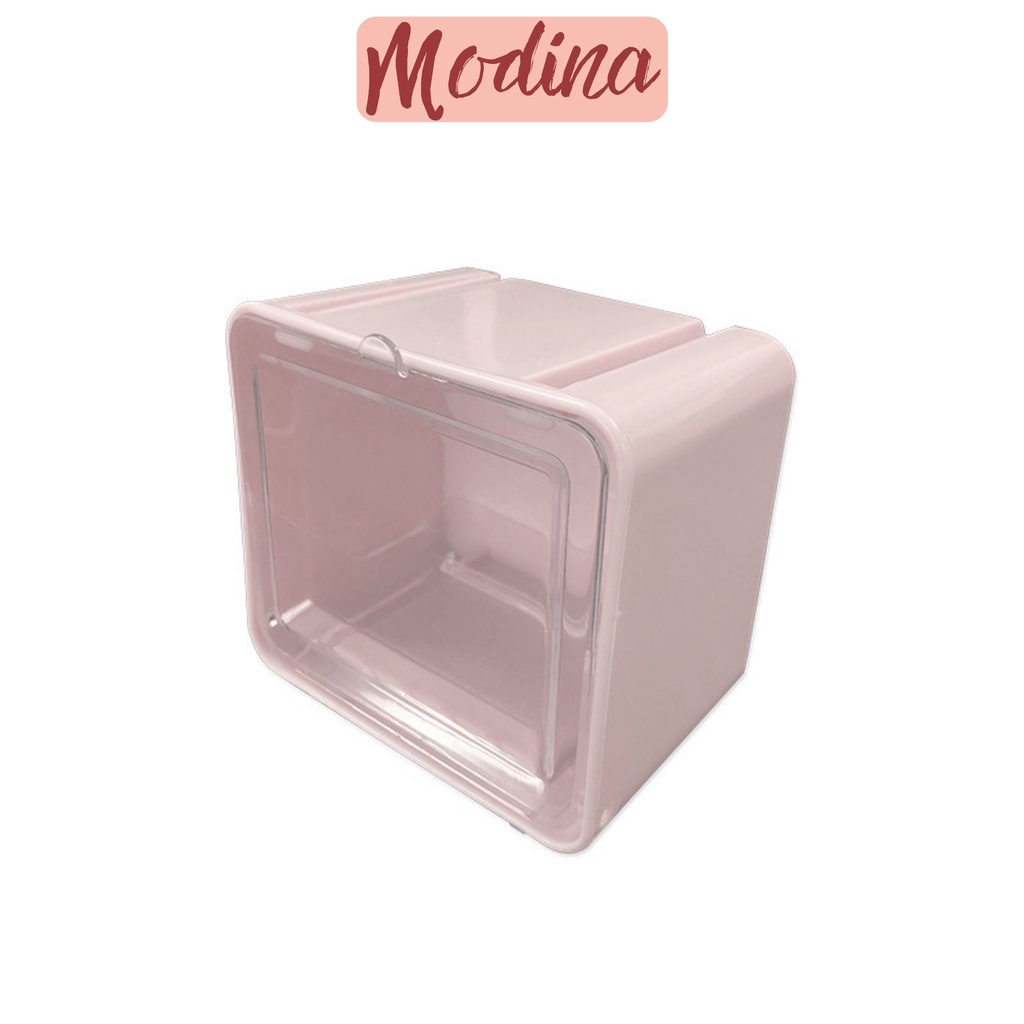 hộp nhựa mini đựng washi tape MODINA nhiều màu, kệ mini đựng đồ văn phòng phẩm