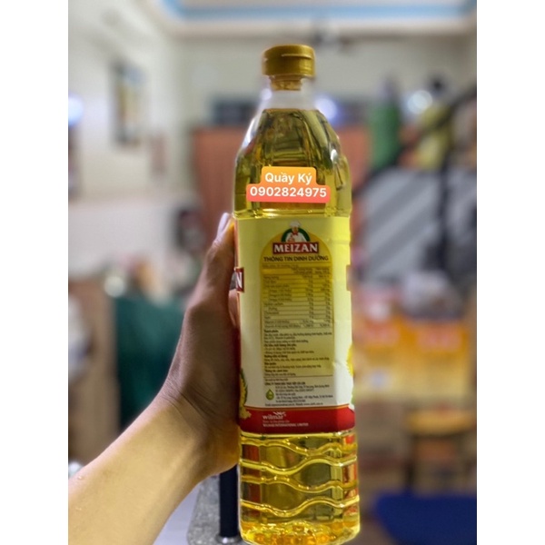 Dầu ăn cao cấp Meizan Gold chai 1 lít