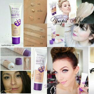 Kem nền Rimmel Stay Matte Liquid Mousse Foundation