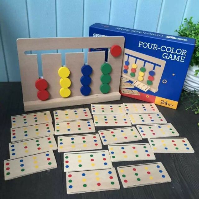 Four Colors  Games Đồ chơi gỗ Montessori