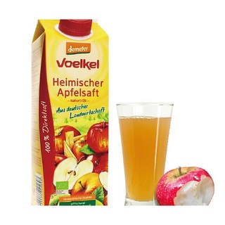 Nước ép táo hữu cơ Voelkel Organic Apple Juice 1L