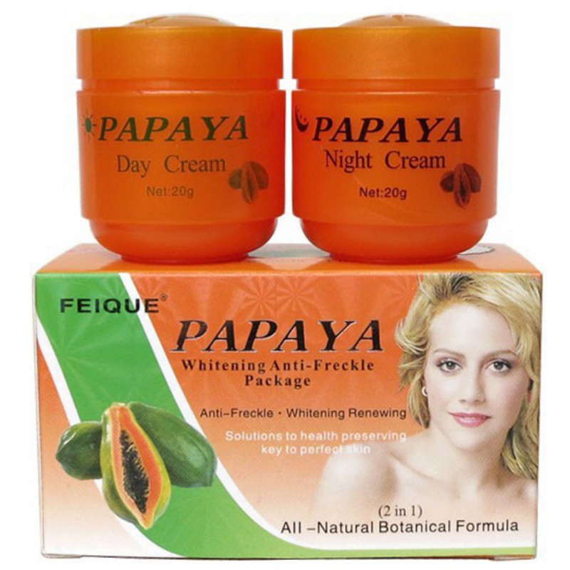[Hàng mới về] Set 2 hũ kem dưỡng trắng da PAPAYA | BigBuy360 - bigbuy360.vn