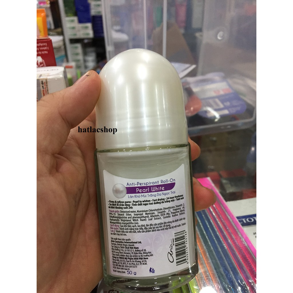 Lăn khử mùi trắng mịn và trẻ hóa da Levinia Pearl White 50g | BigBuy360 - bigbuy360.vn