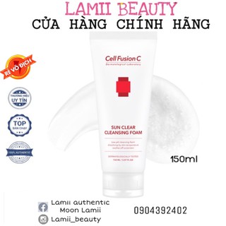Sữa rửa mặt cell fusion c sun clear cleansing foam