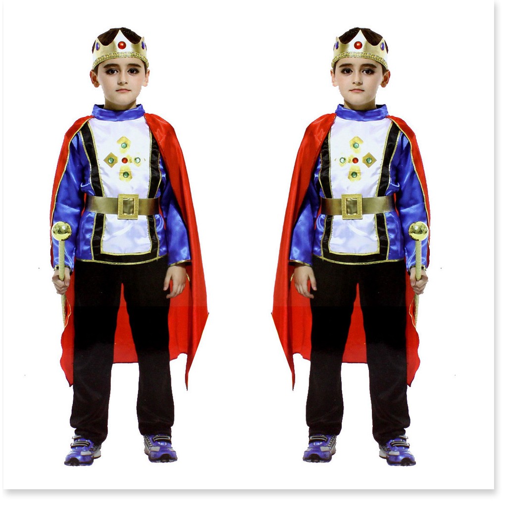 Halloween trang phục trẻ em cosplay cosplay biểu diễn quần áo biểu diễn Aladdin vua hoàng tử trang phục