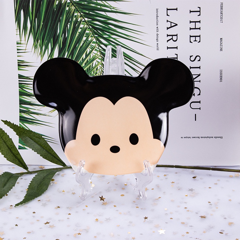 Đĩa melamine Nhỏ Hình Hello Kitty melody Mickey Minnie Sáng Tạo Vui Nhộn Cho Bé
